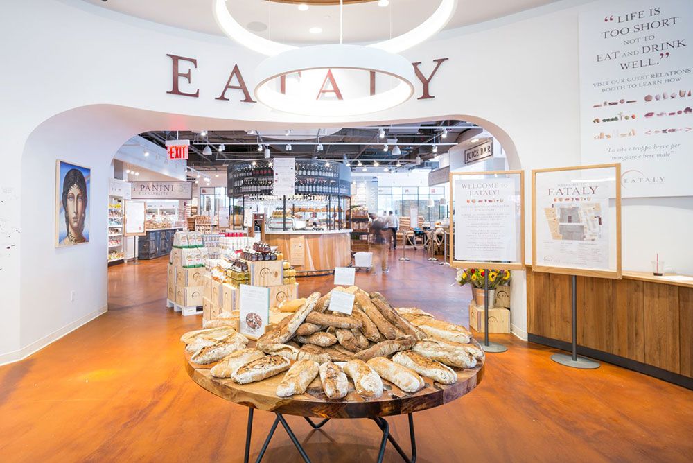 Eataly открыл супермаркет в здании Всемирного торгового центра