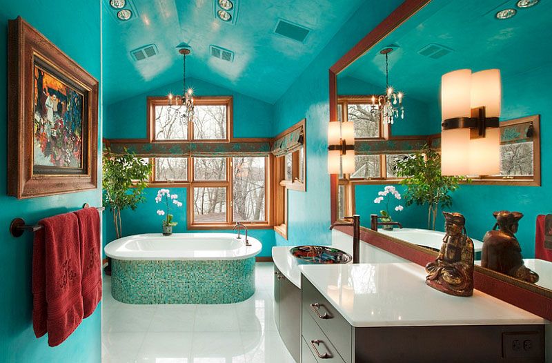Плитка под дерево в ванную комнату: стильный дизайн и модные сочетания
