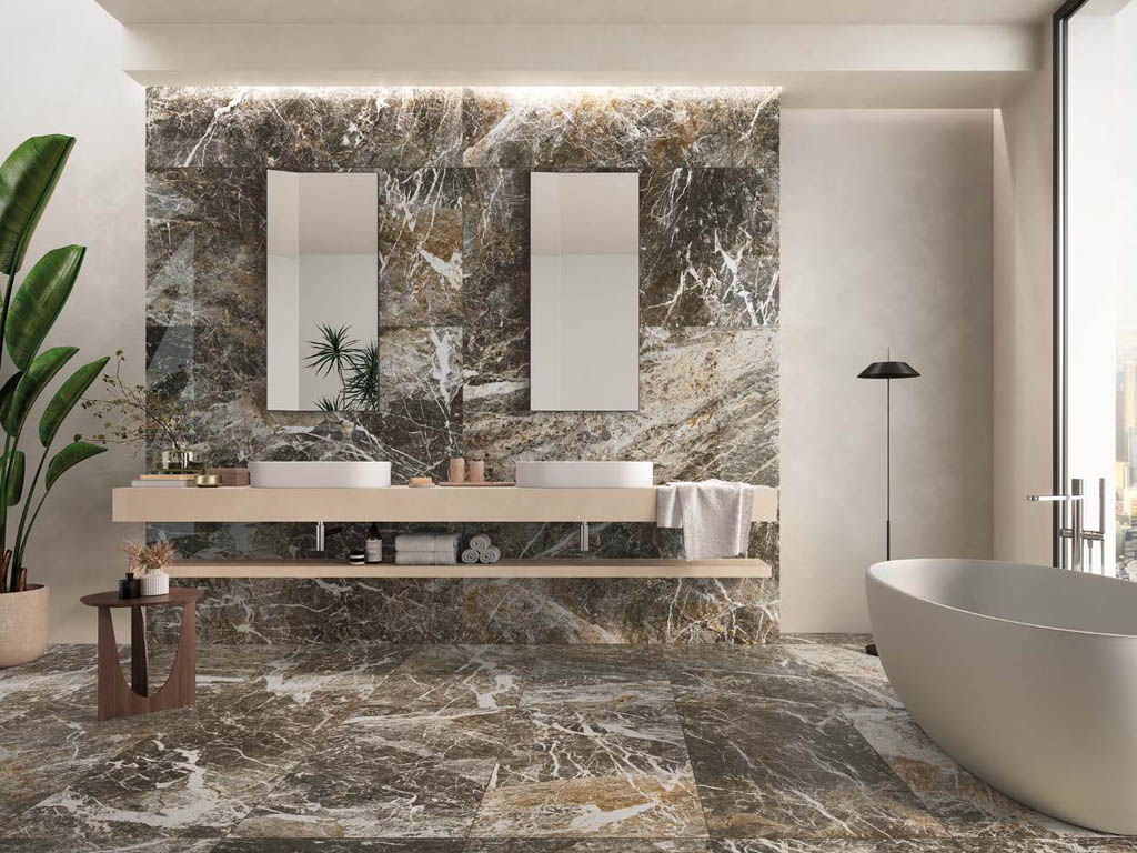 Керамогранит FORTE DEI MARMI QUARK BRECCIA DI CARAVAGGIO от Atlas Concorde (Россия)