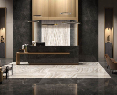 Плитка SENSI WIDE от ABK Ceramiche (Италия) в интерьере, стиль: античный, классический